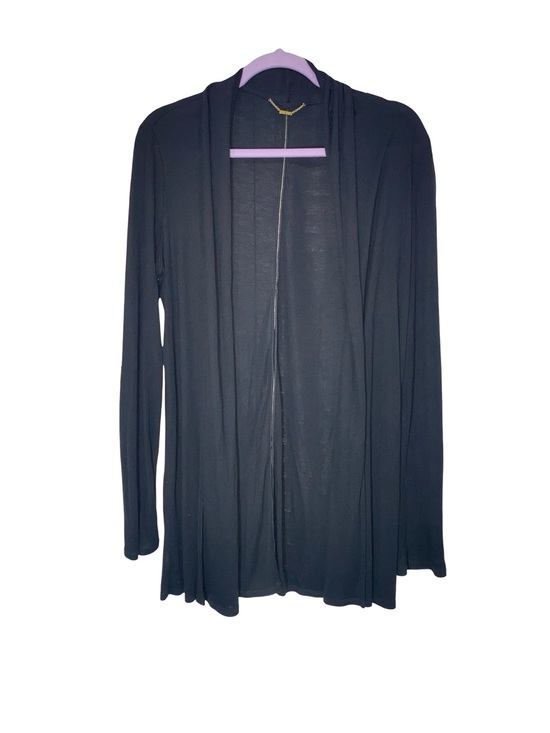 The Row Sweaters - THE ROW Black Open Front Cardigan Size M Long Sleeve Minimalist Luxury
